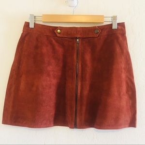 H&M Suede Skirt